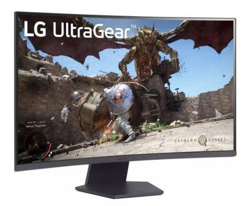 LCD-näyttö LG 32GS60QC-B 32" Gaming/Curved Panel VA 2560x1440 16:9 180 Hz Matte 1 ms Tilt...