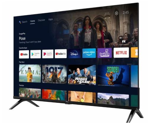 Televisio TCL 32" Smart/HD 1366x768 Langaton LAN Android TV 32S5400A 32S5400A