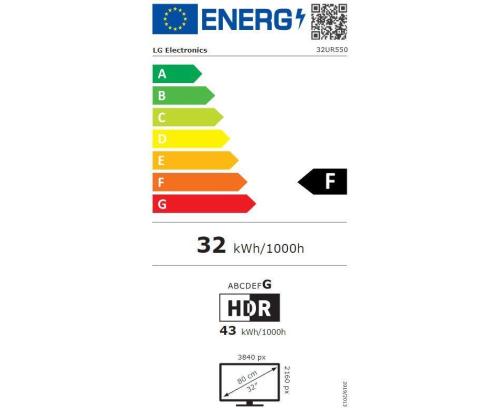 LCD-MONITORI 32" VA 4K/32U720A-B LG