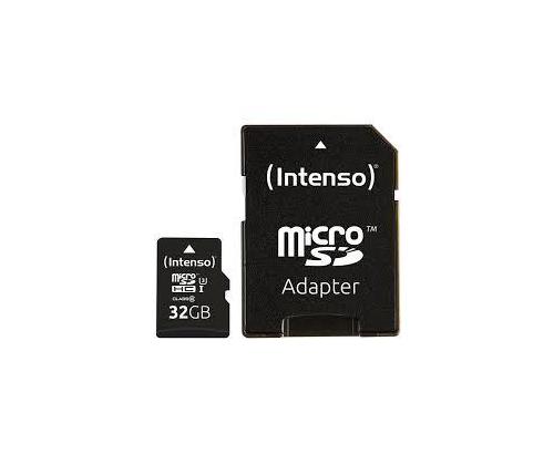 MUISTI MICRO SDHC 32GB C10/W/ADAPTERI 3433480 INTENSO