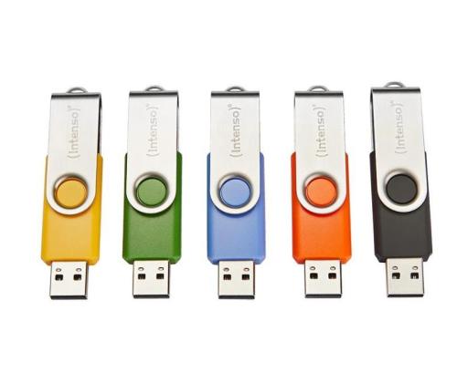 MUISTITIKKU FLASH USB2 5X32GB/MULTIPACK 3503585 INTENSO
