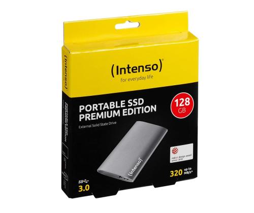 Ulkoinen SSD INTENSO 128GB USB 3.0 1,8" 3823430