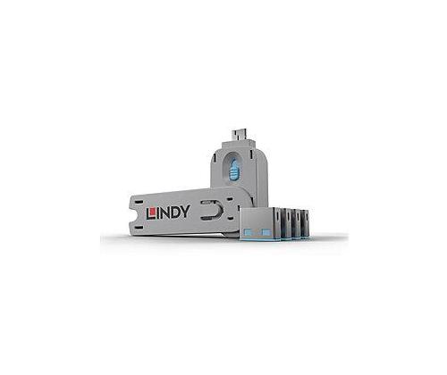 USB-PORTIN ESTO 4PACK/SININEN 40452 LINDY