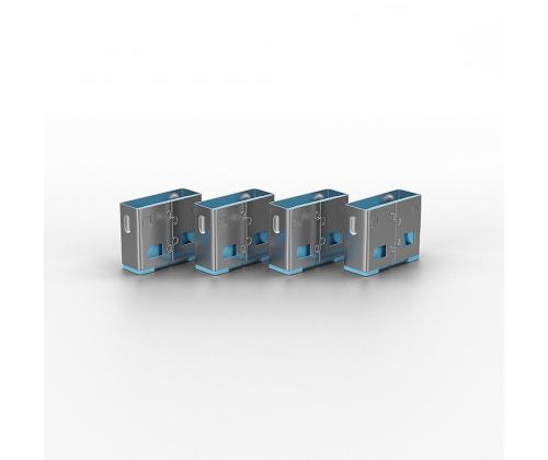 USB-PORTIN ESTO 4PACK/SININEN 40452 LINDY