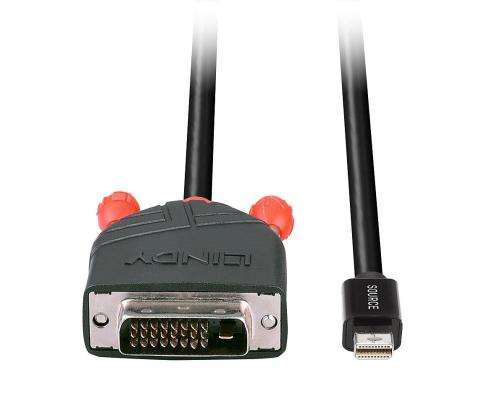KAAPELI MINI DP JA DVI 3M/MUSTA 41953 LINDY