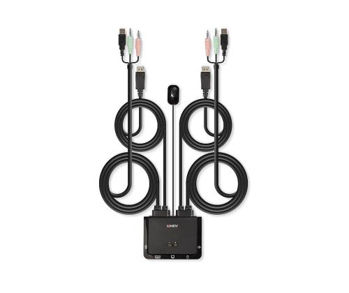 NETTIKYTKIN KVM USB DISPLAYPORT/42344 LINDY