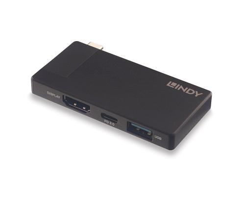 I/O TELAKOINTIASEMA USB-C/DST-MICRO 43336 LINDY