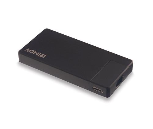 I/O TELAKOINTIASEMA USB-C/DST-MICRO 43336 LINDY