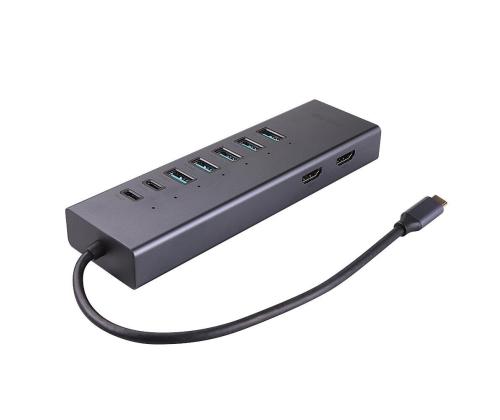 I/O TELAKOINTIASEMA USB-C/DST-MINI DUO 43373 LINDY