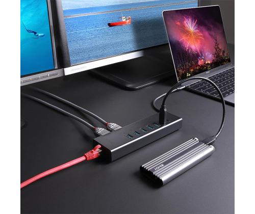 I/O TELAKOINTIASEMA USB-C/DST-MINI DUO 43373 LINDY