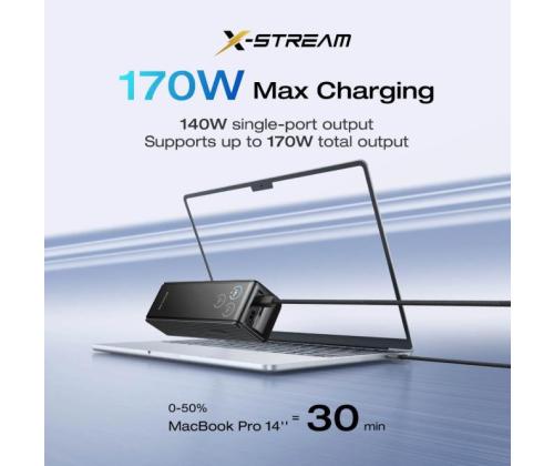 POWER BANK USB 25000MAH RAPID/170W MUSTA 5023001024 ECOFLOW