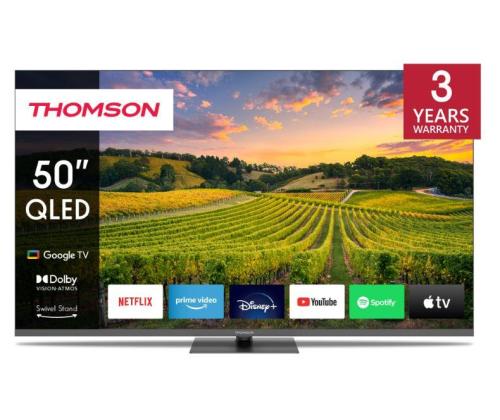 Televisio THOMSON 50" 4K/Smart QLED 3840x2160 Bluetooth Google TV 50QG5C14