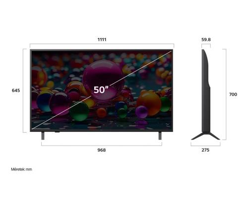 TV-sarja LG 50 " 4K Ultra HD 3840 x 2160 pikseliä Flat 16:9 50UA73003LA 50UA73003LA