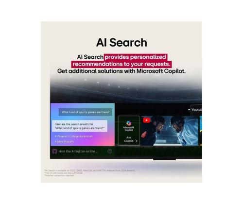 Televisio LG 55" 4K/Smart 3840x2160 Langaton LAN Bluetooth webOS 55UA73003LA 55UA73003LA