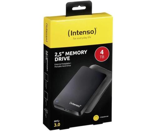 Ulkoinen kiintolevy INTENSO 6023512 4TB USB 3.0 Väri Musta 6023512