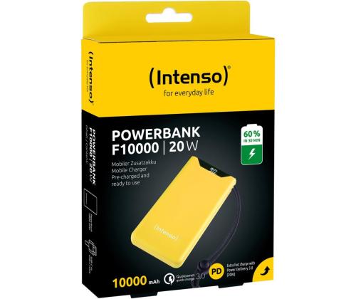 POWER BANK USB 10000MAH/KELTAINEN 7332039 INTENSO