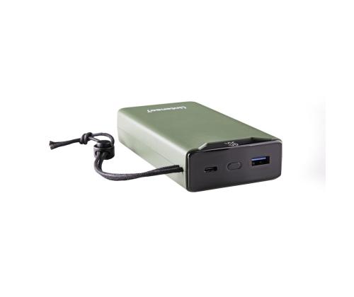 POWER BANK USB 20000MAH QC3.0/VIHREÄ F20000 7332057 INTENSO