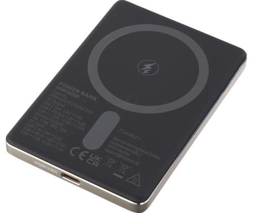POWER BANK USB 5000MAH MAG/CHAMPAGNE 7344021 INTENSO