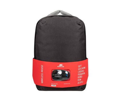 NB BACKPACK 15.6" + hiiri/7563 MUSTA RIVAKASSI