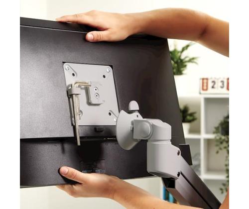 MONITORIN TUKIVARSI TALLO DUAL/SILVER 8613101 FELLOWES