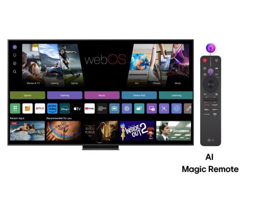 Televisio LG 86" 4K/Smart 3840x2160 Langaton LAN Bluetooth webOS Musta 86QNED86A3A