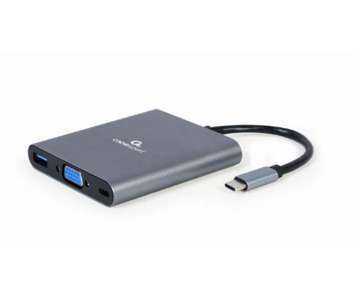 I/O-SOVITIN USB-C HDMI/USB3/6IN1:EEN A-CM-COMBO6-01 GEMBIRD