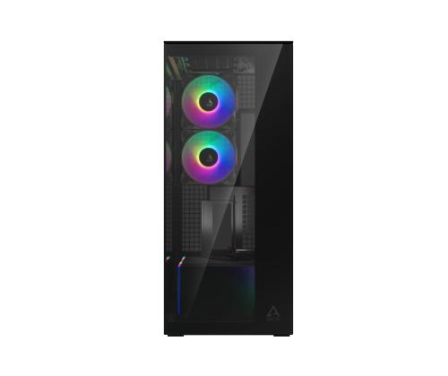 Kotelo ARCTIC Xtender VG (Mirror Black) Kotelon tuoteominaisuudet Läpinäkyvä paneeli Ei sisälly hintaan Väri...