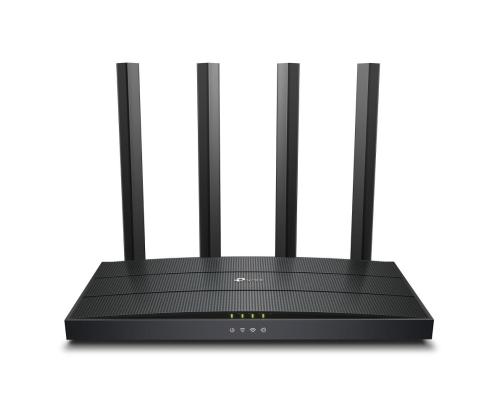 Langaton reititin TP-LINK Langaton reititin 1500 Mbps Wi-Fi 6 1 WAN 3x10/100/1000M Antennien määrä...