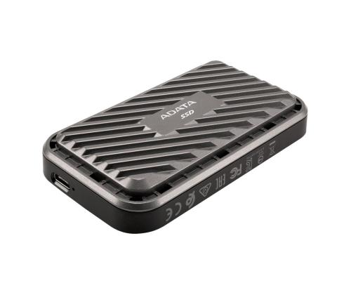 Ulkoinen SSD ADATA SE770G 2TB USB-C USB 3.2 Kirjoitusnopeus 800 Mt/s Lukunopeus 1000 Mt/s...