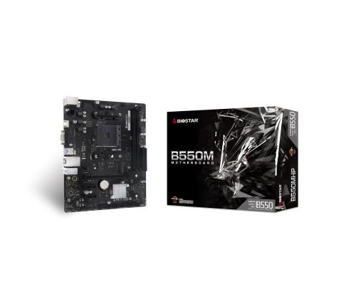 Emolevy BIOSTAR AMD B550 SAM4 Micro-ATX Muisti DDR4 Muistipaikat 2 2xPCI-Express 3.0 1x 1xPCI...