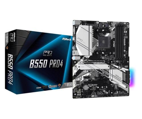 Emolevy ASROCK AMD B550 SAM4 ATX 2xPCI-Express 3.0 1x 1xPCI-Express 3.0 16x 2xM.2 1xPCI-Express...
