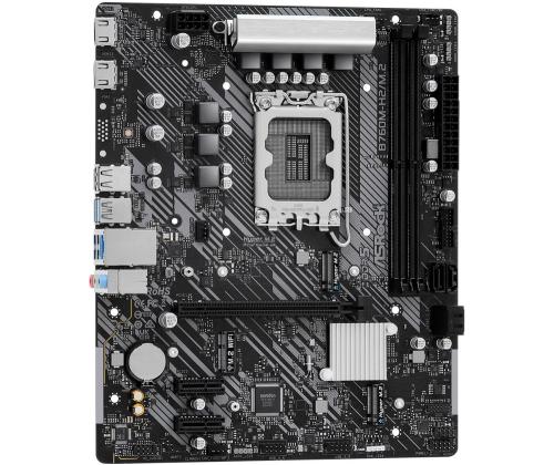 Emolevy ASROCK Intel B760 Express LGA1700 Micro-ATX Muisti DDR5 Muistipaikat 2 2xPCI-Express 3...