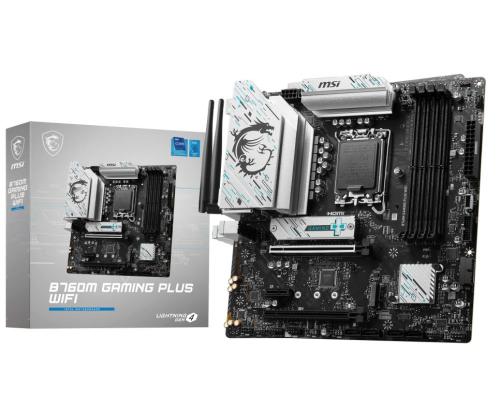 Emolevy MSI Intel B760 Express LGA1700 Micro-ATX Muisti DDR5 Muistipaikat 4 1xPCI-Express 3.0...