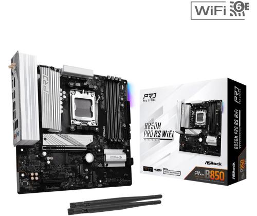 Emolevy ASROCK AMD B850 SAM5 Micro-ATX Muisti DDR5 Muistipaikat 4 1xPCI-Express 4.0 4x 1xPCI-Express 4.0 4xPCI-Express 4.0 4xPCI-Express 4.0 4xPCI-Express 4.0 4xPCI-Express 4.0
