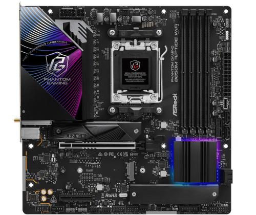 Emolevy ASROCK AMD B850 SAM5 Micro-ATX Muisti DDR5 Muistipaikat 4 1xHDMI 1xDisplayPort 1xAudio...