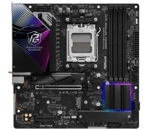 Emolevy ASROCK AMD B850 SAM5 Micro-ATX Muisti DDR5 Muistipaikat 4 1xHDMI 1xDisplayPort 1xAudio...