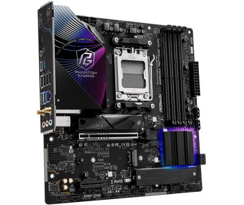 Emolevy ASROCK AMD B850 SAM5 Micro-ATX Muisti DDR5 Muistipaikat 4 1xHDMI 1xDisplayPort 1xAudio...