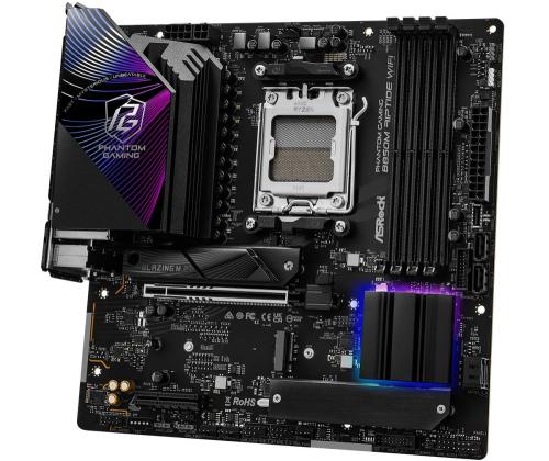 Emolevy ASROCK AMD B850 SAM5 Micro-ATX Muisti DDR5 Muistipaikat 4 1xHDMI 1xDisplayPort 1xAudio...