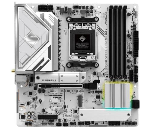 Emolevy ASROCK AMD B850 SAM5 Micro-ATX Muisti DDR5 Muistipaikat 4 4xPCI-Express 4.0 4x 1xPCI...
