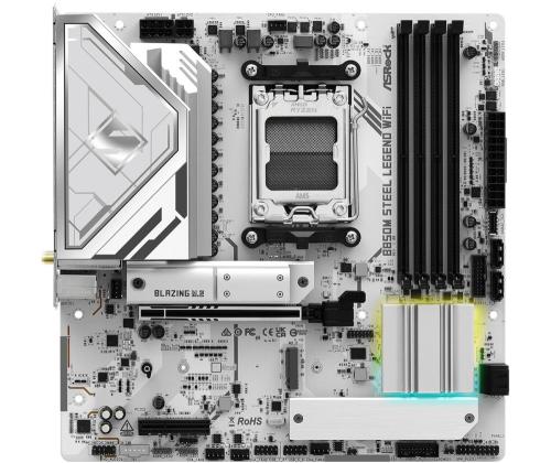 Emolevy ASROCK AMD B850 SAM5 Micro-ATX Muisti DDR5 Muistipaikat 4 4xPCI-Express 4.0 4x 1xPCI...