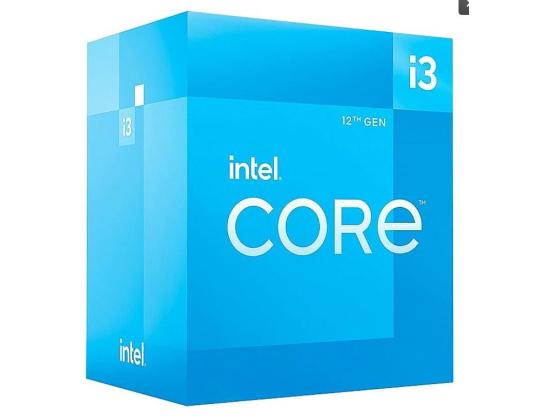 Prosessori INTEL Desktop Core i3 i3-12100 Alder Lake 3300 MHz ydintä 4 12MB kanta LGA1700 60 wattia GPU...