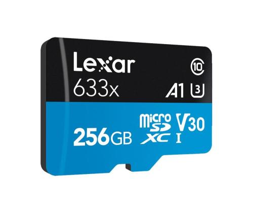 MUISTI MICRO SDXC 256GB UHS-I/W/ADAPTERI LSDMI256BB633A LEXAR