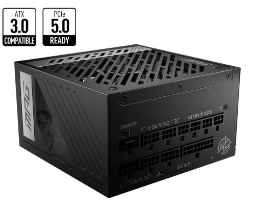 Virtalähde MSI 1000 wattia Tehokkuus 80 PLUS GOLD PFC Active MPGA1000GPCIE5
