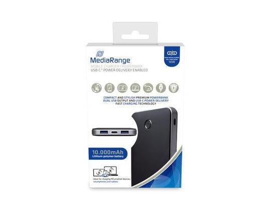 POWER BANK USB 10000MAH/MR753 MEDIA RANGE