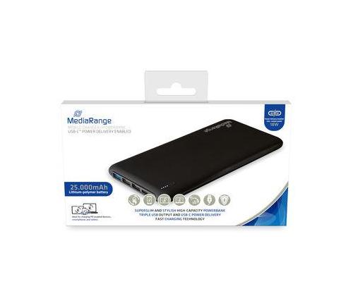 TEHOPANKKI USB 25000MAH/MR754 MEDIARANGE