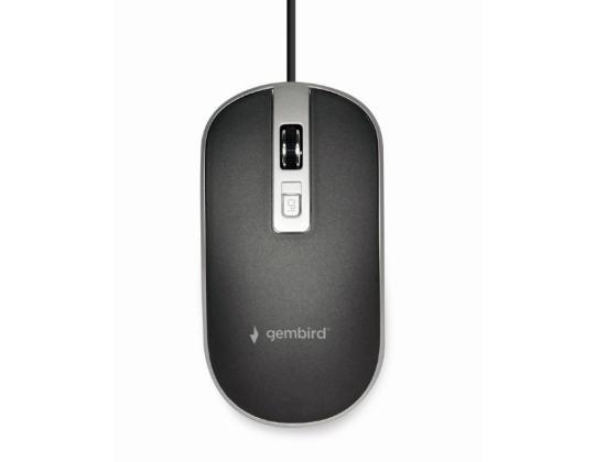 Hiiri USB OPTINEN MUSTA/HOPEA/MUS-4B-06-BS GEMBIRD