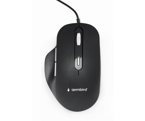 MOUSE USB OPTICAL/BLACK MUS-6B-02 GEMBIRD