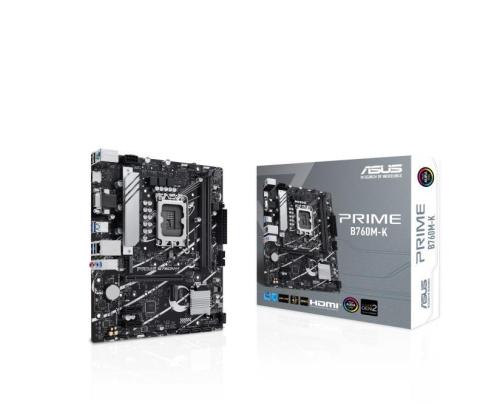 Emolevy ASUS Intel B760 Express LGA1700 Micro-ATX Muisti DDR5 Muistipaikat 2 2xPCI-Express 4.0...
