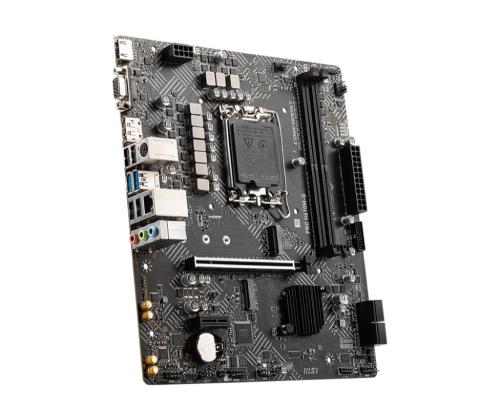 Emolevy MSI Intel H610 LGA1700 Micro-ATX Muisti DDR5 Muistipaikat 2 1xPCI-Express 1x 1xPCI...