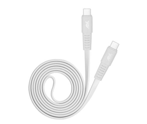 KAAPELI USB-C USB-C 1.2M/VALKOINEN PS6005 WT12 RIVACASE
